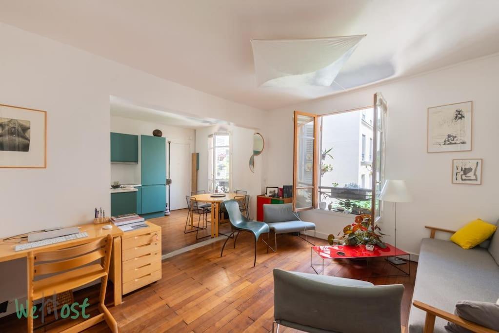 Nice Apartment For 2P In Montmartre District パリ エクステリア 写真